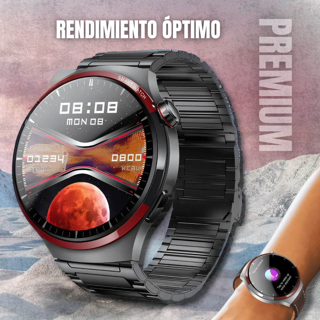 Hello Watch 4 Pro - Reloj Inteligente Premium con NFC y AMOLED